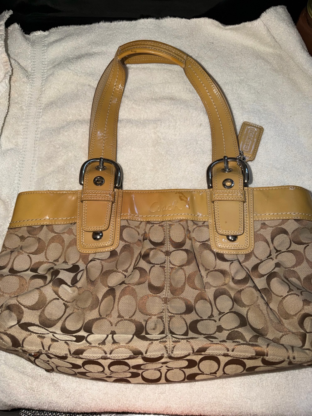 Very well loved coach purse